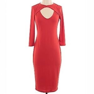 Belle Sky Midi Dress. NWT